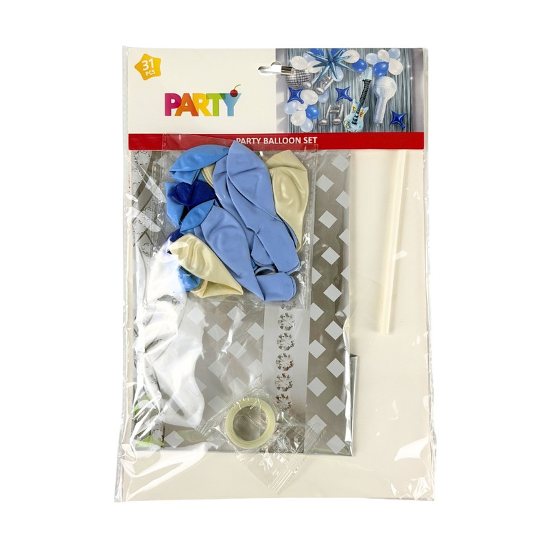 Party balloon set, 31 pcs, assorted