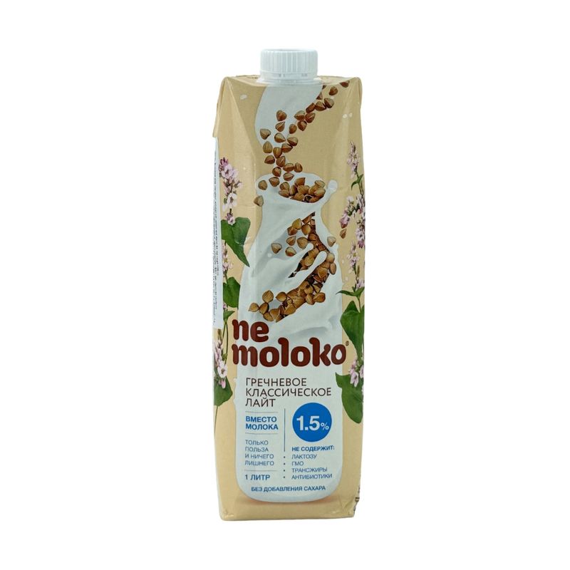 Nemoloko classic buckwheat light drink 1l