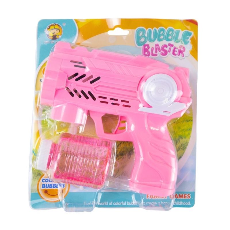 TOY BUBBLE BLASTER WITH LIGHT, 100 ML