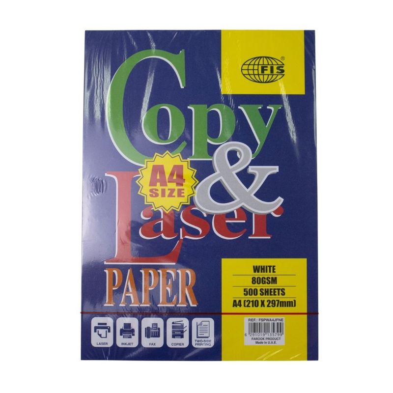 A4 paper, FIS, 80 g/m², 500 sheets