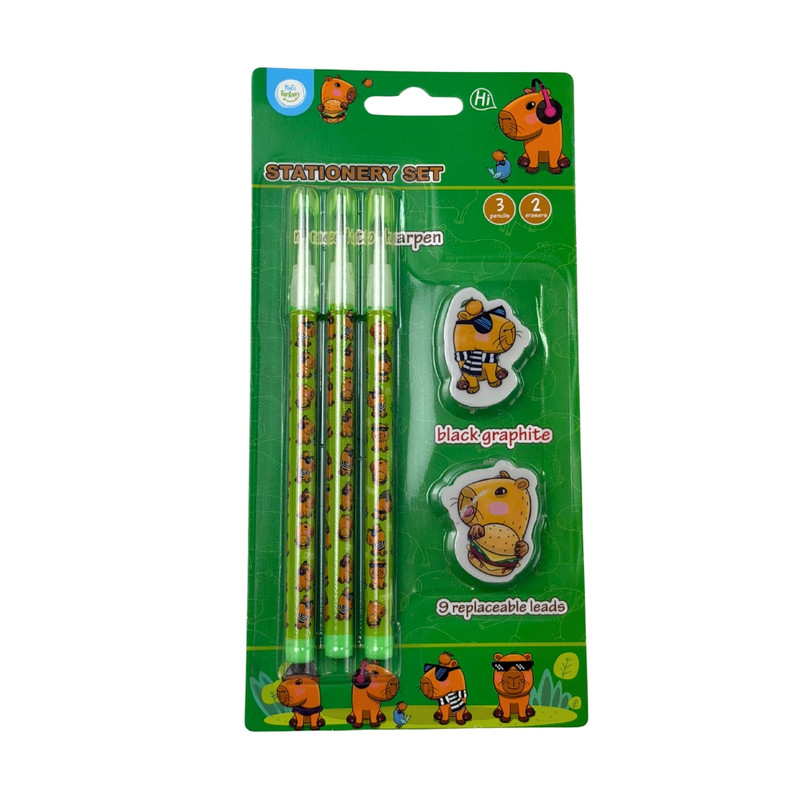 Stationery set, 5 pcs, assorted