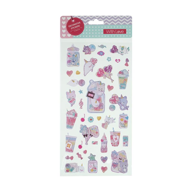 Decorative stickers, in assortment
