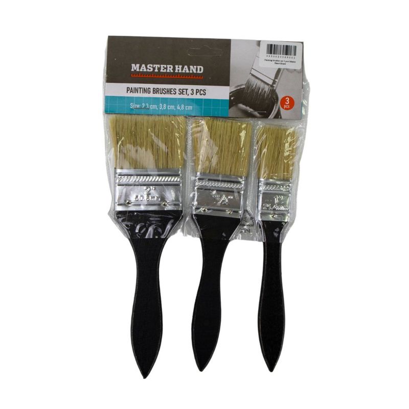 Painting brushes set 3 pcs Master Hand