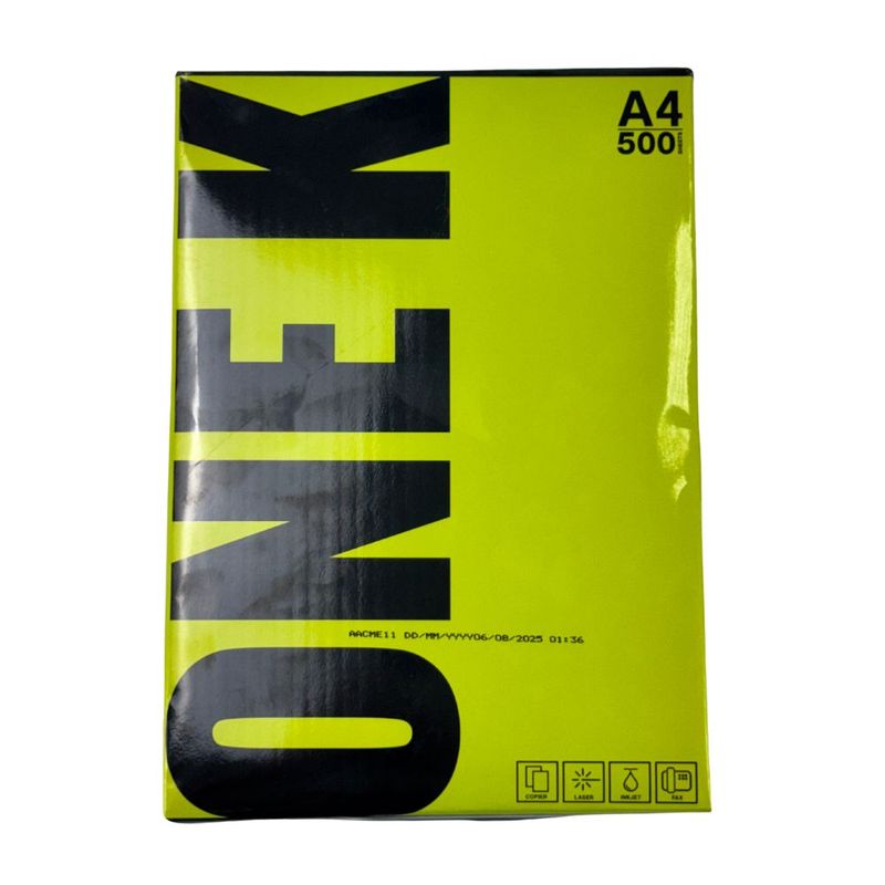 Paper, A4 ONE K, 80 g/m2, 500 sheets