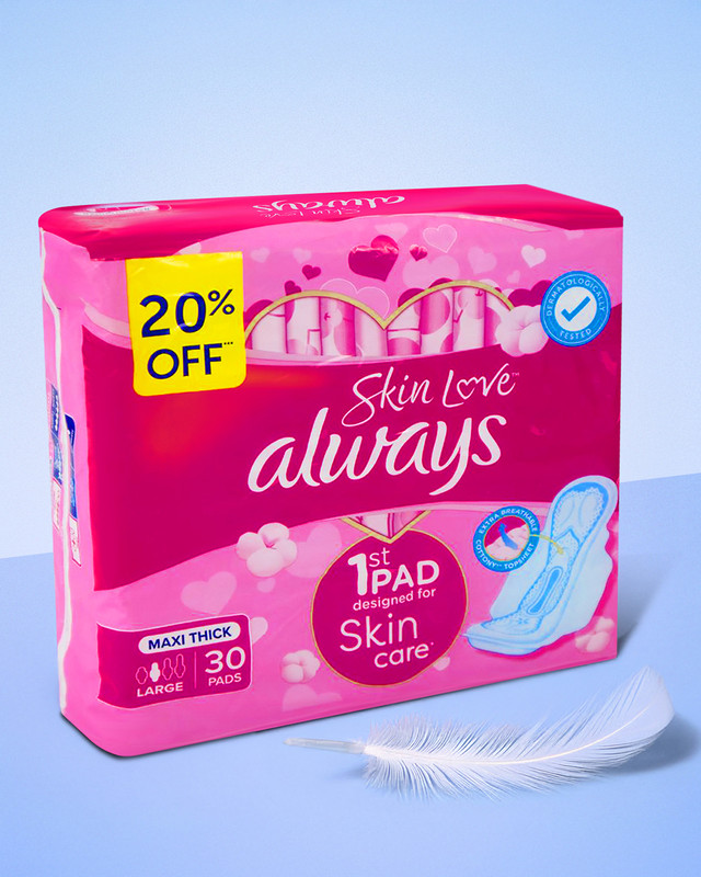 Pads "Cotton Touch Feel", Always, 30 pcs.