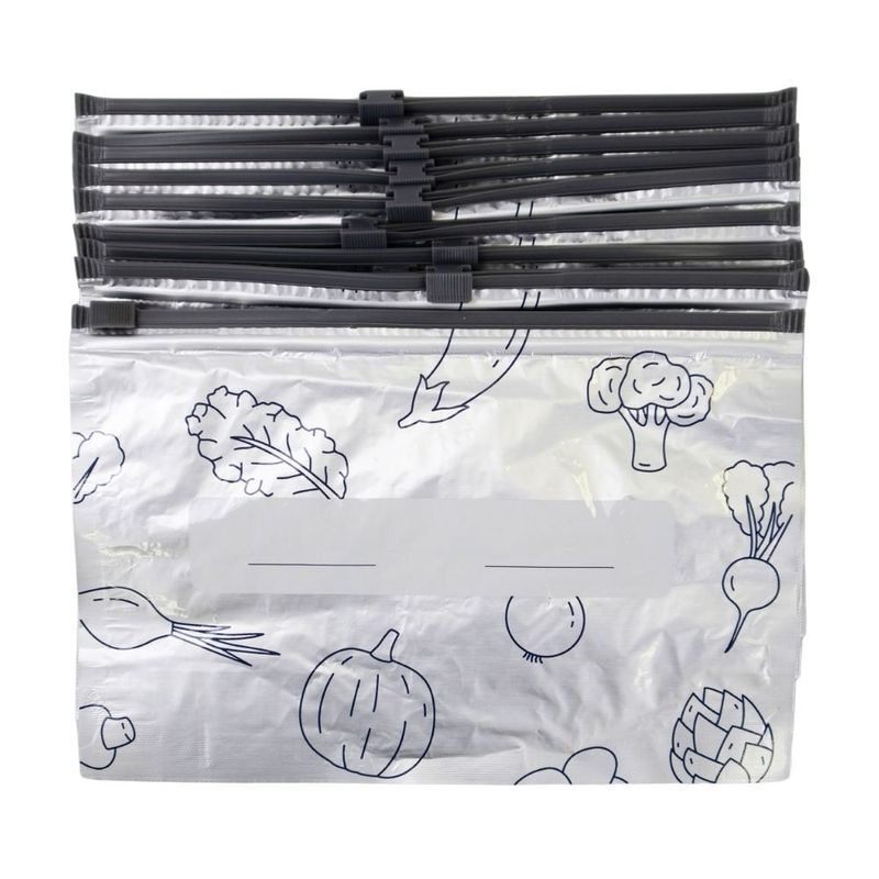 Aluminum foil sealing bag, 10 pcs.