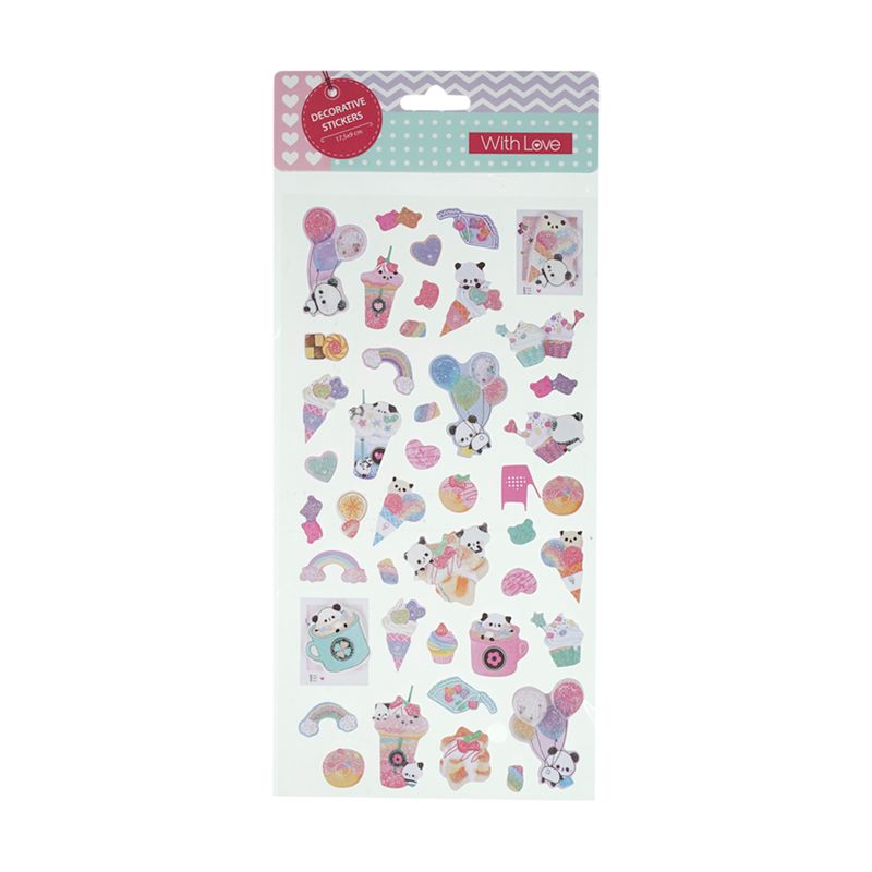 Decorative stickers, in assortment