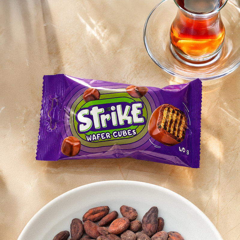 Wafer Cubes Milk Chocolate 40G