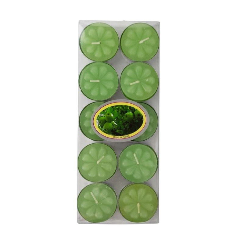 Tea candles, 10 pcs., in assortment