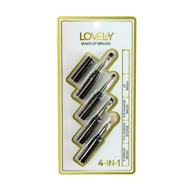 Makeup brush "4-in-1"
