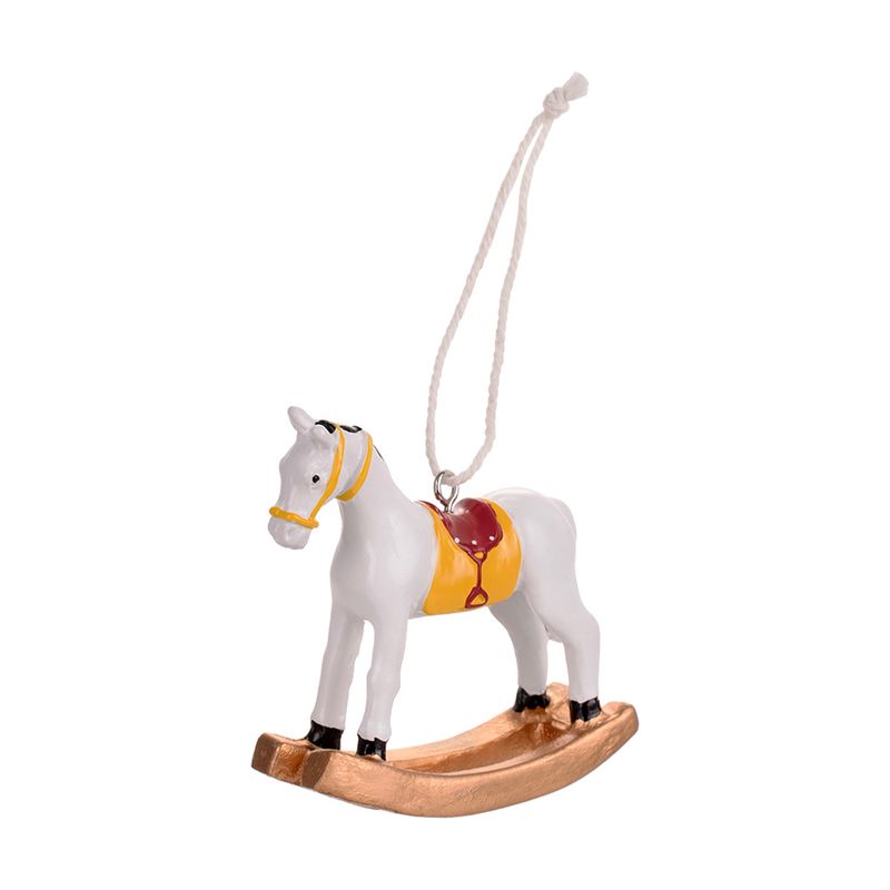 Christmas tree decoration \"Horse\", Snow fantasy, in assortment