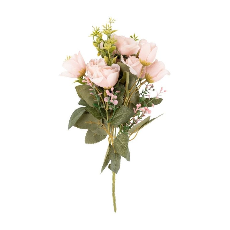 ARTIFICIAL FLOWER ROSE 28CM Off white