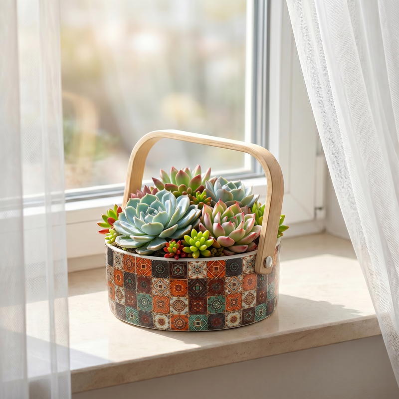 Basket with handle "Morocco", multiple variants