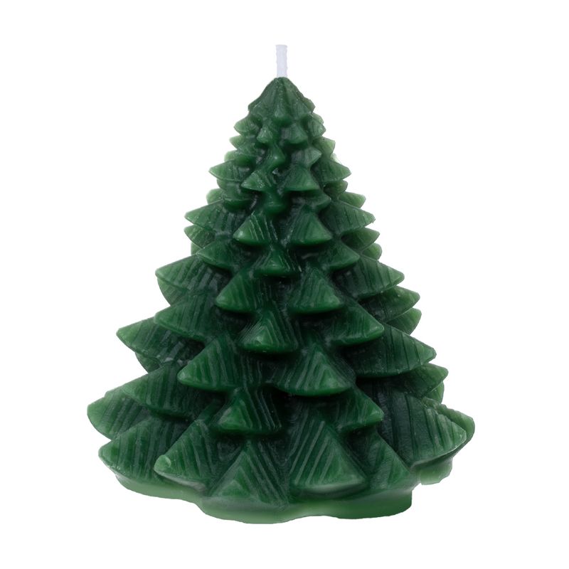 New Year\'s candle \"Pine\", Snow fantasy, 7.5 cm, assorted