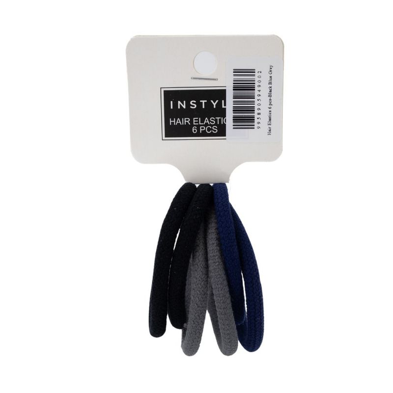 Hair elastics, INSTYLE, 6 pcs