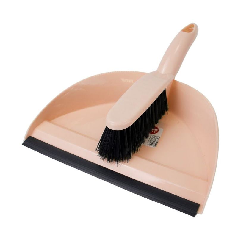 Set of dust pan and brush