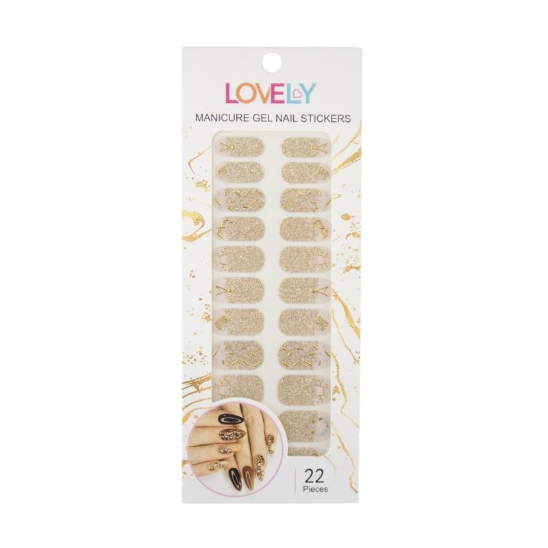 Manicure gel nail stickers  Lovely-variant 5
