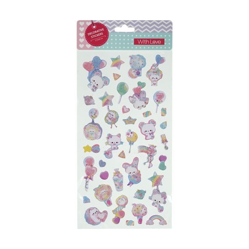 Decorative stickers, in assortment