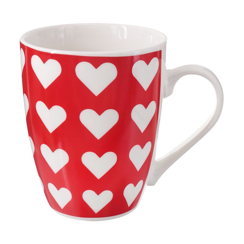 Mug \"Hearts\", 370 ml, in assortment