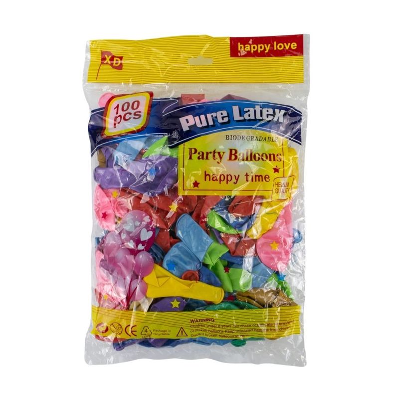 Party balloons 100 pcs-Multicolor