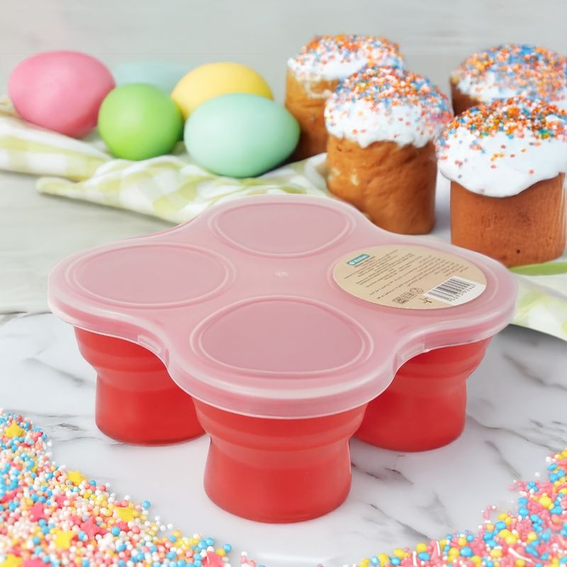 Silicone cake mold, in assortment
