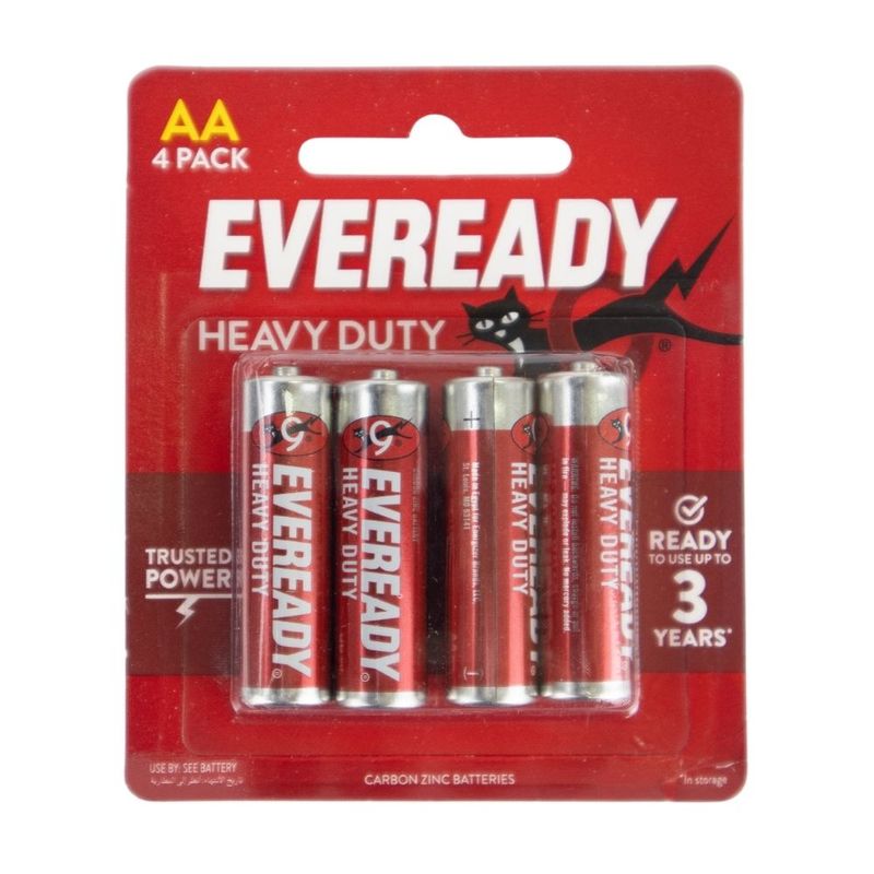 Eveready battery AA, 4 pcs