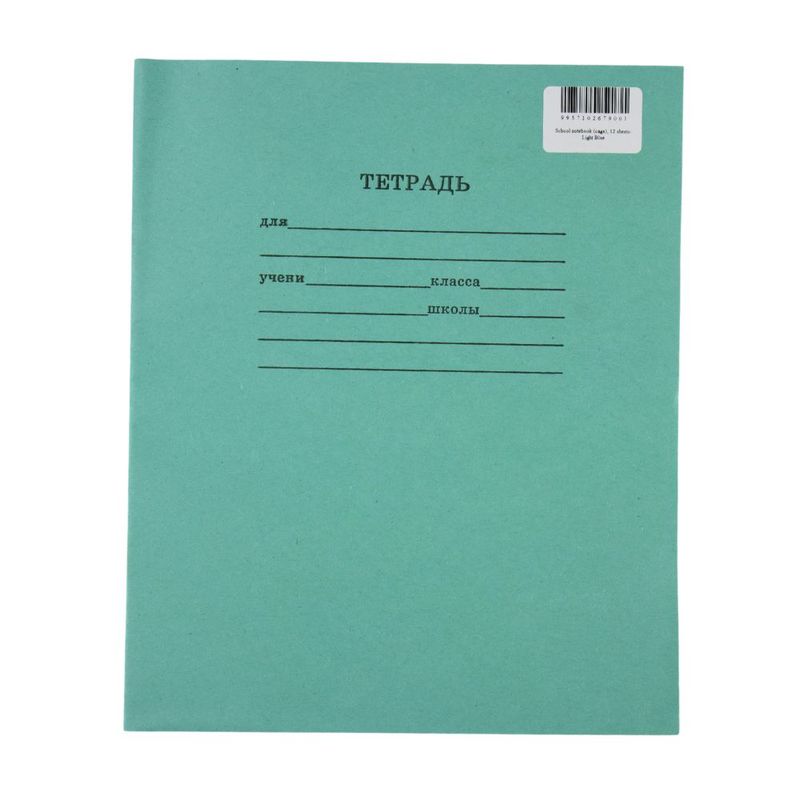 School notebook (cage), 12 sheets