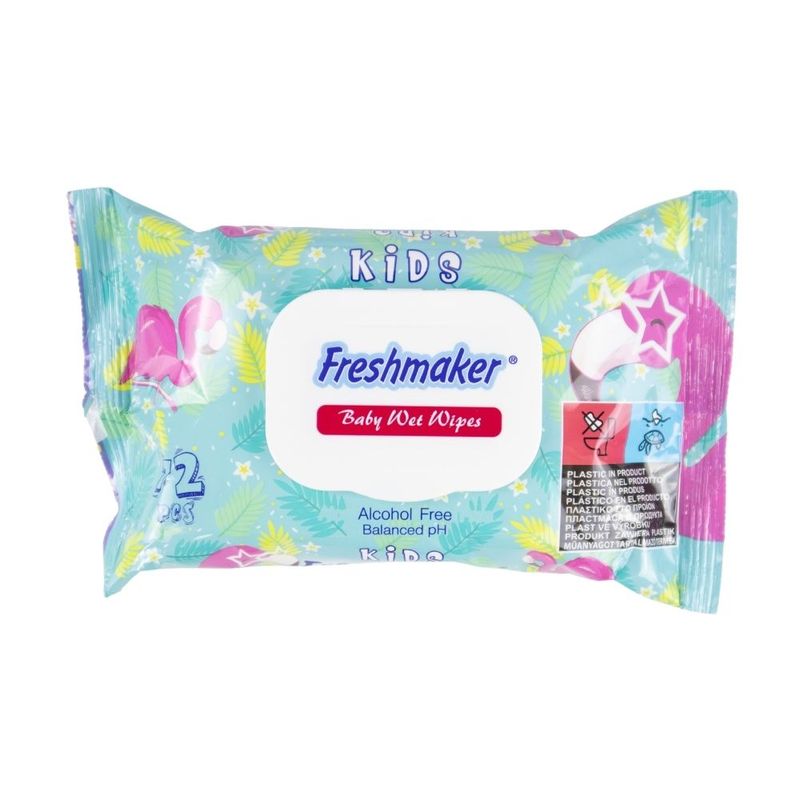 Kid\'s wet wipes, Freshmaker, 72 pcs.