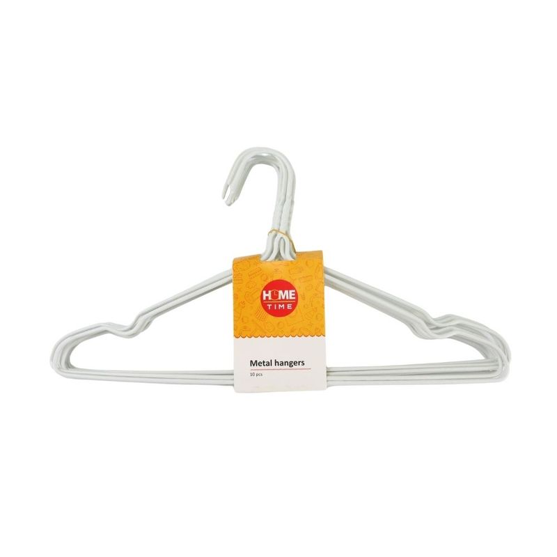 Metal hangers, 10 pcs, assorted