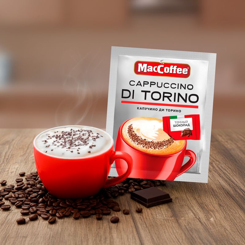 Instant coffee \"DI TORINO\", MacCoffee, 25.5 g