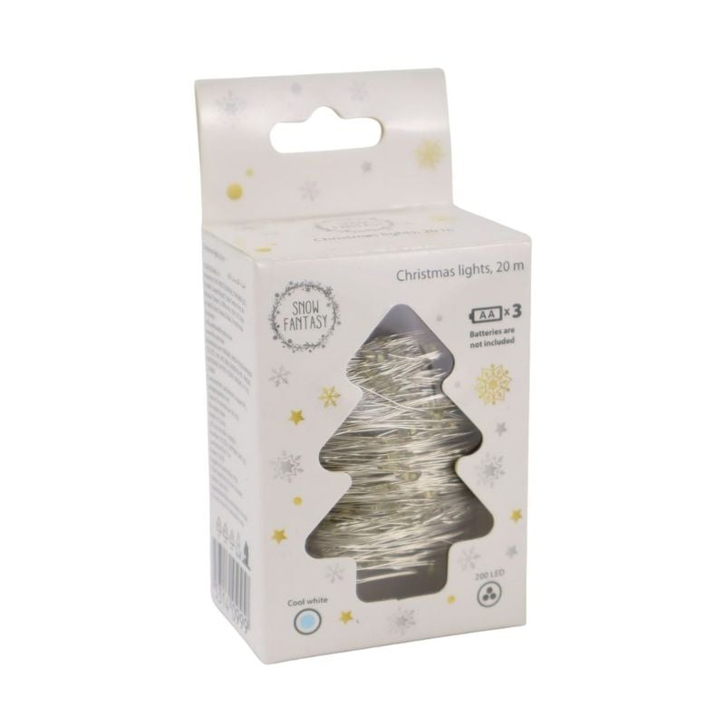 New Year garland \"Dew\", Snow fantasy, 20 m, in assortment