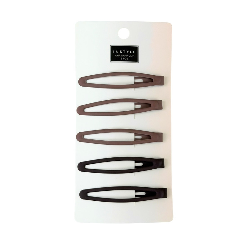 Hair snap clip, 5 pcs