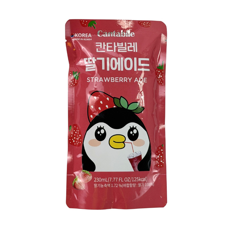 Drink, Cantabile, strawberry, 230 ml
