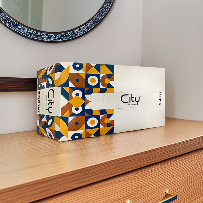 Face wipes, City, 150 sheets, 5 pcs.