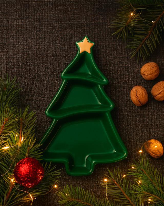 Serving dish "Christmas Tree", 18x25 cm