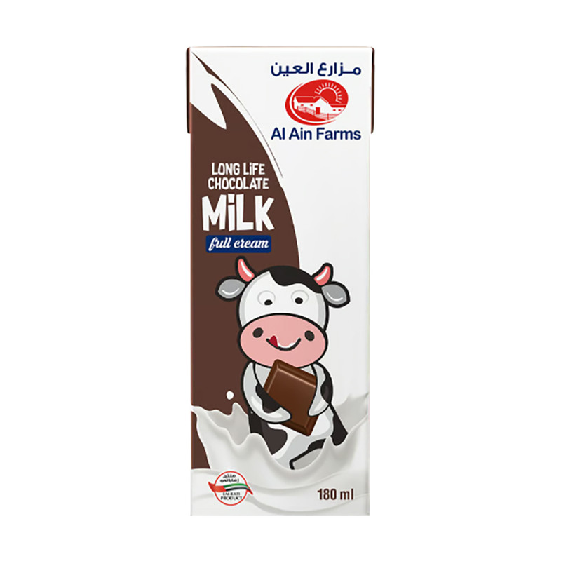 Chocolate milk, Al Ain Farms, 180 ml