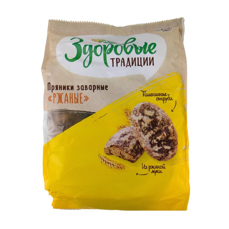 Zdorovie Traditsii gingerbread Rye 340g