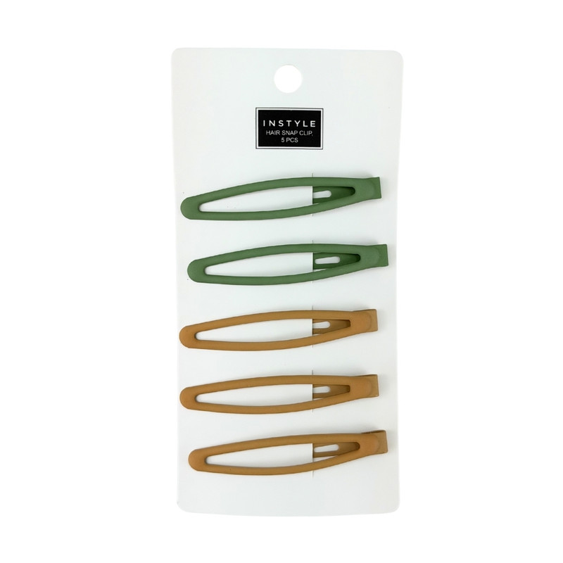 Hair snap clip, 5 pcs