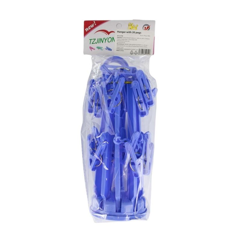 Hanger with 20 pegs