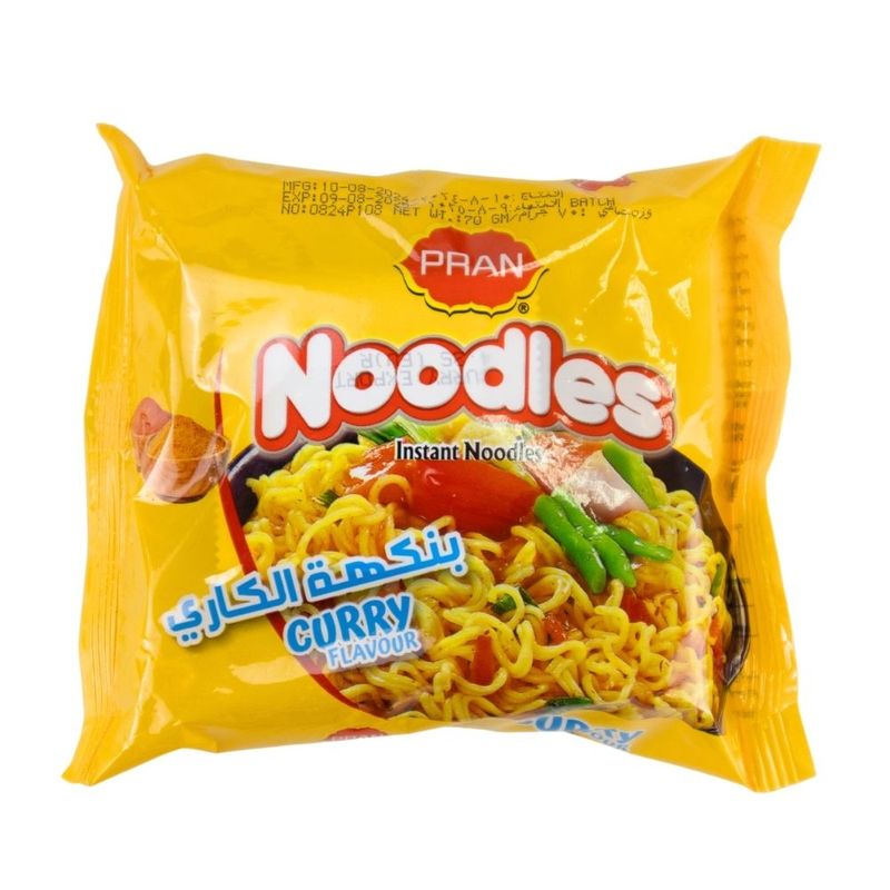 Instant noodles, Pran, 70 g, curry flavour