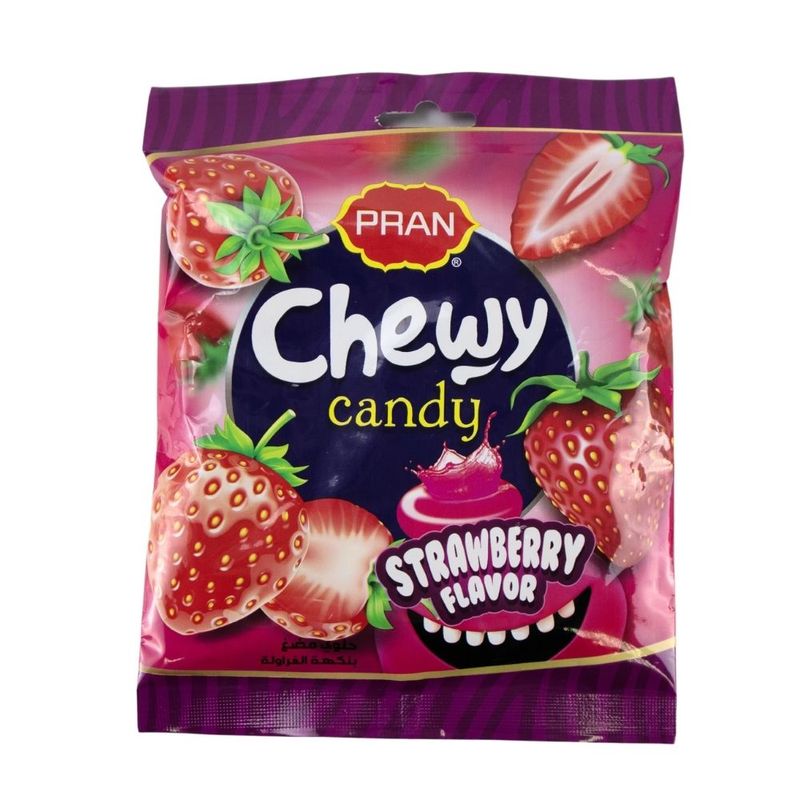 Chew candy, Pran, Strawberry, 120 g