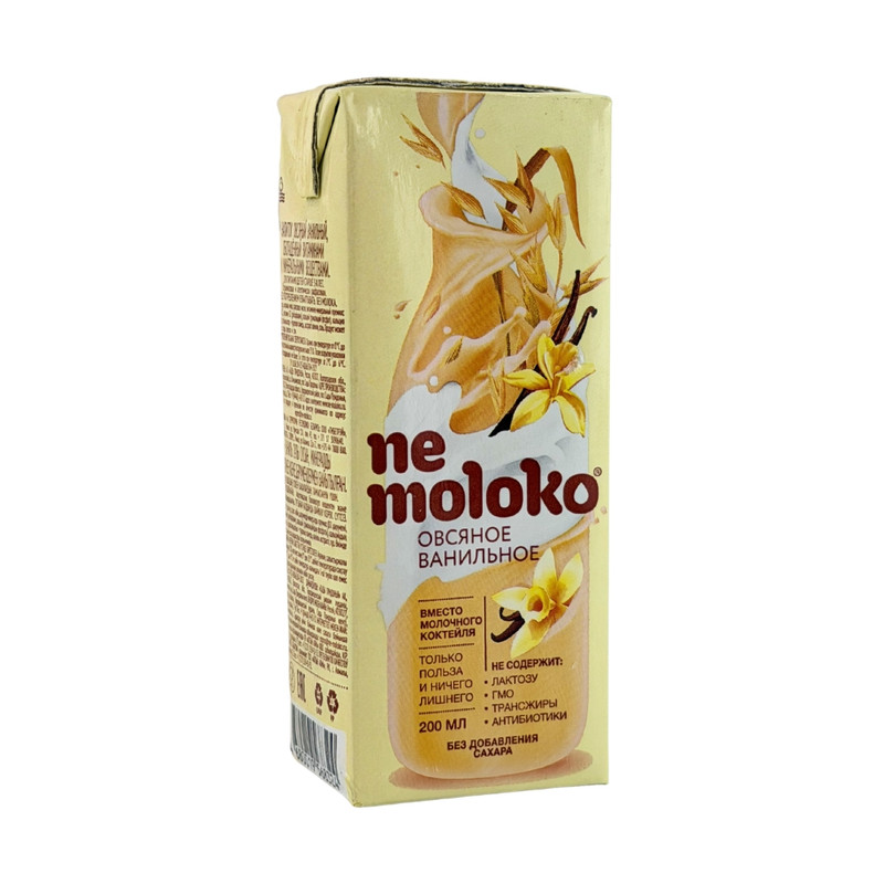 Nemoloko oatmeal vanilla drink 0.2l