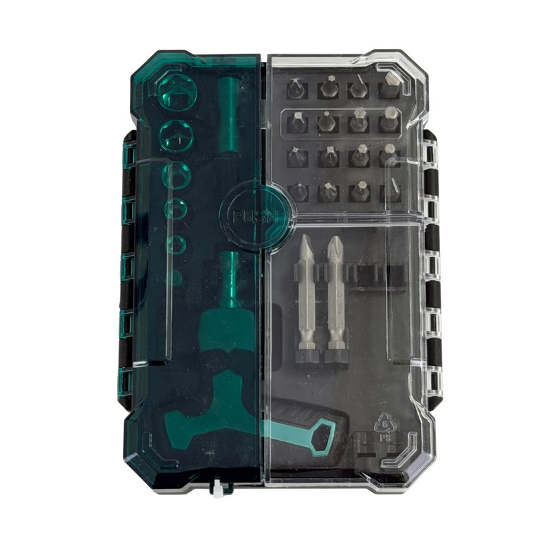 SCREWDRIVER SET WITH BITS AND SOCKETS, 28PCS
