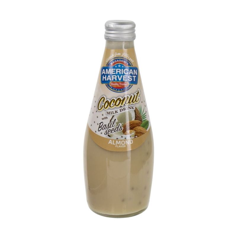 Coconut basil seed drink, American Harvest, almond, 290 ml