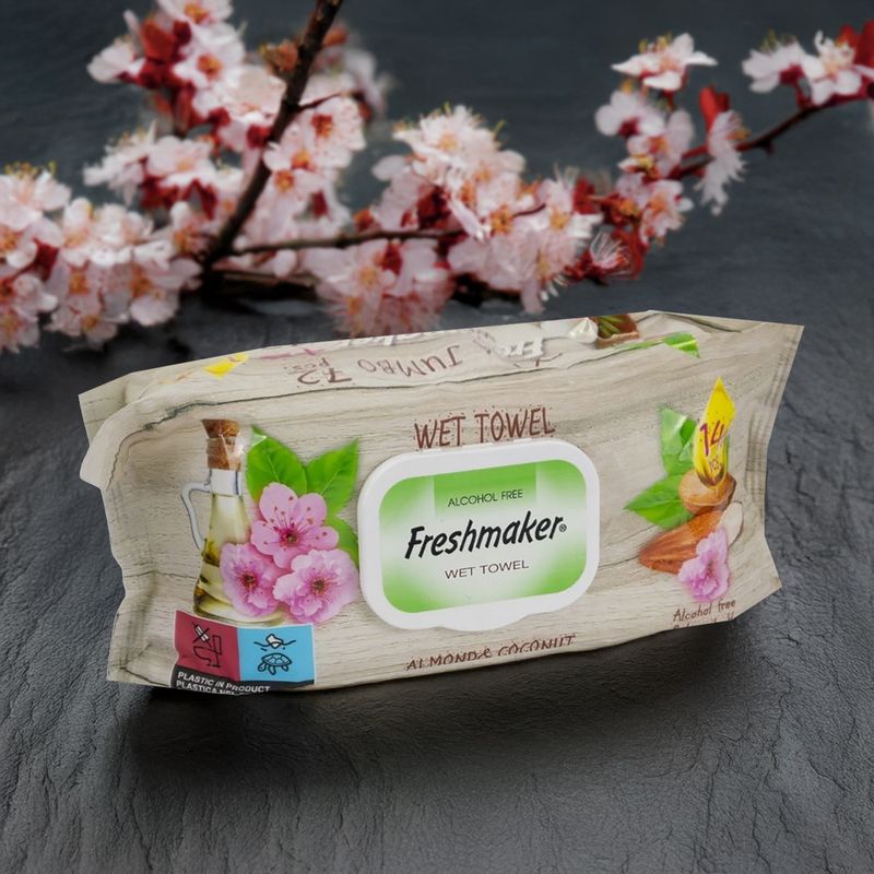 Wet wipes \"Extra Jumbo\", Freshmaker, 144 pcs.