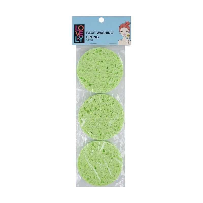 Face washing sponge, Lovely, 3 pcs