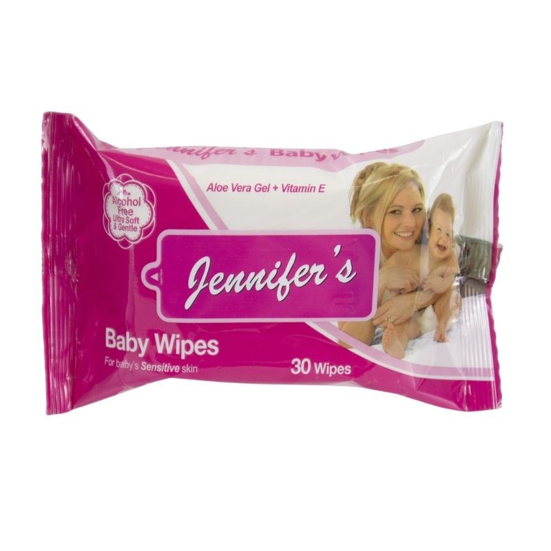 JENNIFERS BABY WIPES 30s