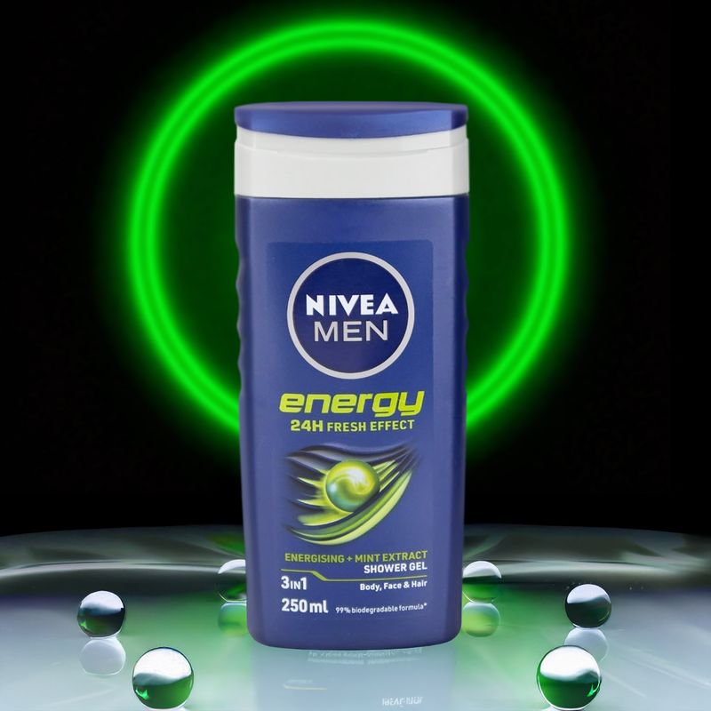 Shower gel \"Energy\", Nivea, 250 ml