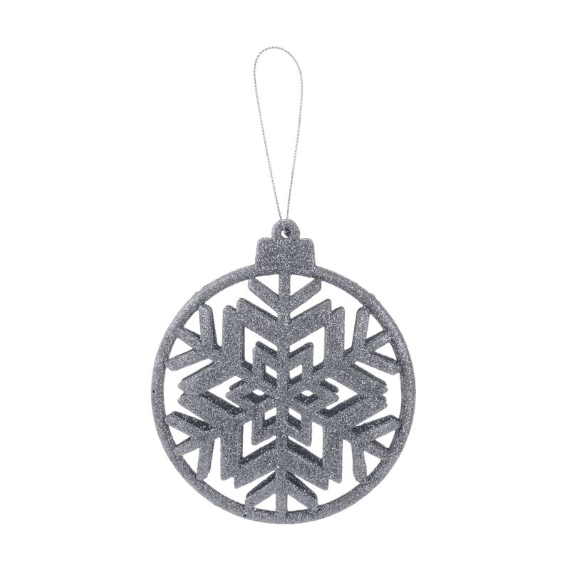 Christmas tree decoration \"Shine\", Snow fantasy, 10.5 cm, in assortment