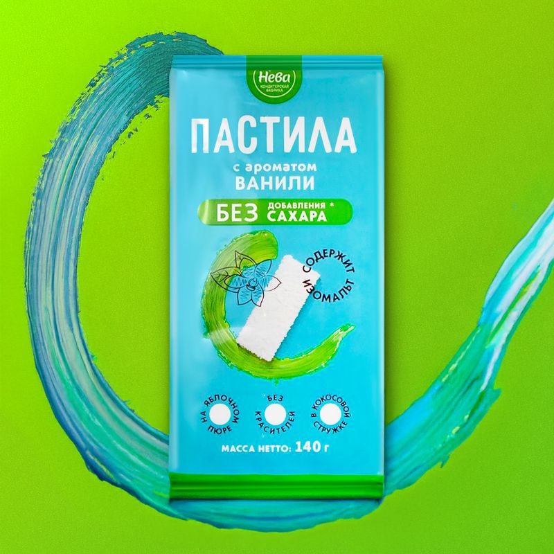 Pastila, Neva, vanilla&coconut, 140 g